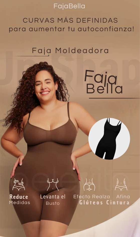 FajaBella® Reduce al instante la celulitis y los rollitos: logra una silueta de reloj de arena con total comodidad desde el primer uso.